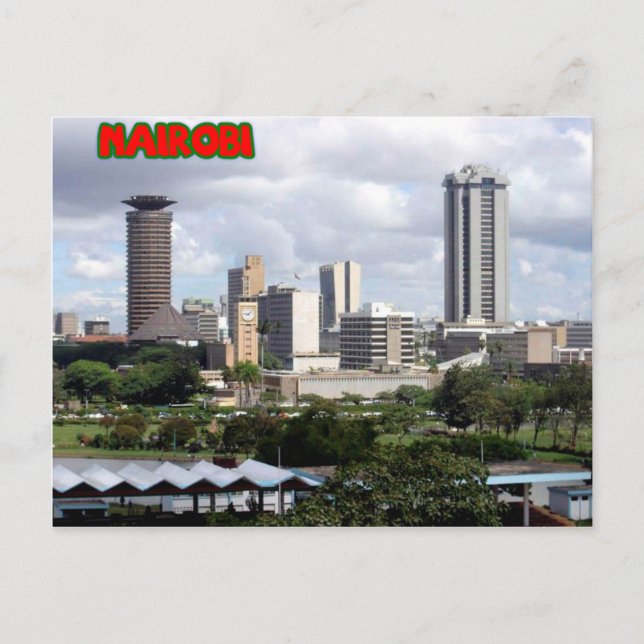 Nairobi Postcard Postkarte (Vorderseite)