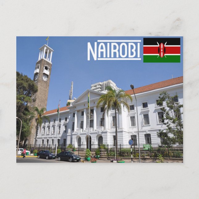 Nairobi Postcard Postkarte (Vorderseite)