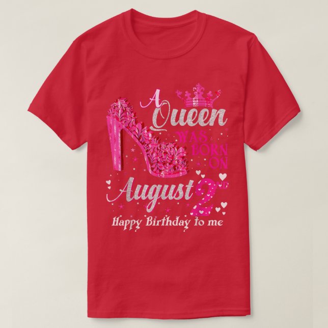Naissance d'une reine mignonne le 2 août Haut talo (Design devant)