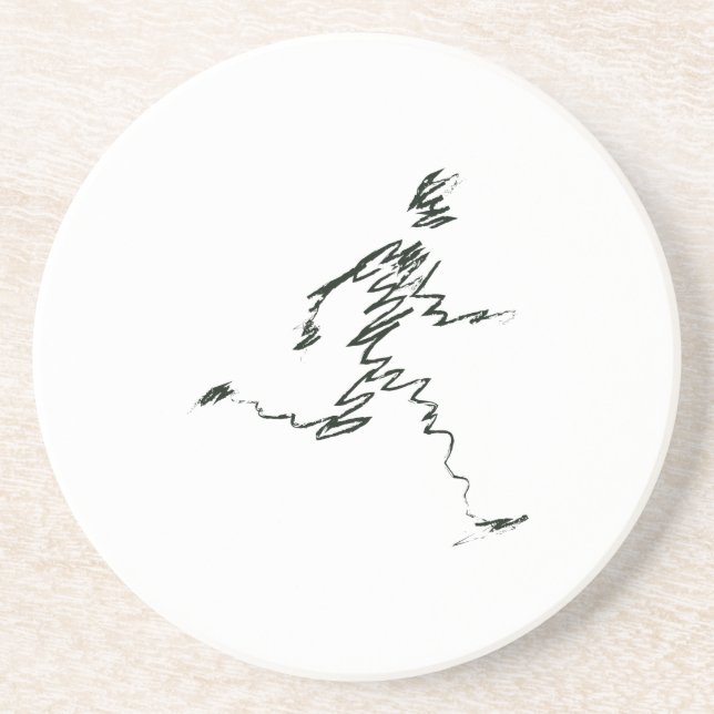 NAIVE SANDSTEIN UNTERSETZER (Vorne)