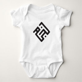 Najm (Stern) Name in arabischer Kufi-Kalligrafie Baby Strampler