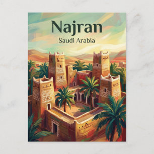 Najran Saudi-Arabien Postkarte