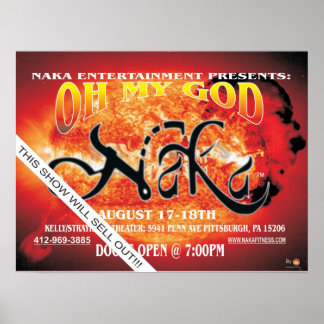 NAKA OH MEIN GOTT POSTER
