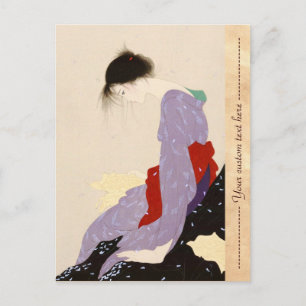 Nakajima Kiyoshi Liebe Letter japanese art Postkarte