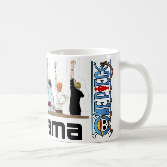 🌊🏴‍☠️"Nakama" Crew 🏴‍☠️🌊 Kaffeetasse (Rechts)