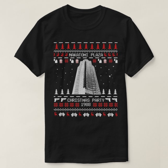 Nakatomi Plaza 1988 Sweater T-Shirt (Design vorne)
