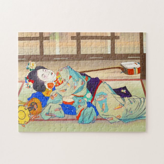 Nakazawa Hiromitsu Inn at Gion maiko geishi art (Horizontal)