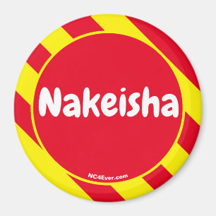 Nakeisha Magnet rouge/jaune