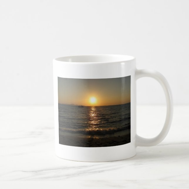 Naklua Beach Sunset .. Pattaya, Chonburi, Thailand Kaffeetasse (Rechts)