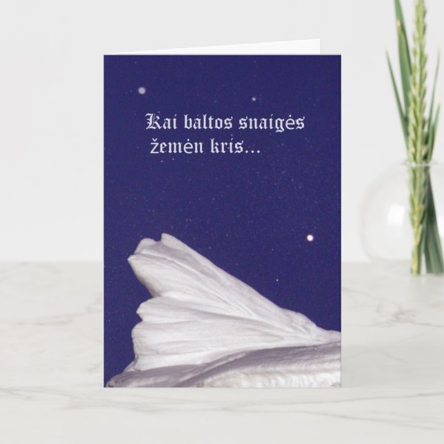 Naktis de Rami de carte de Noël (Devant)