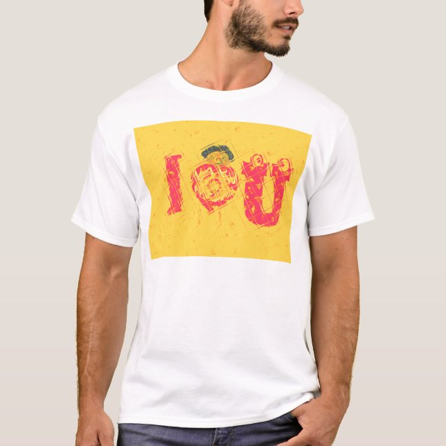 Nakupenda - I Liebe U Swahili Word Text Bedeutung  T-Shirt (Vorderseite)