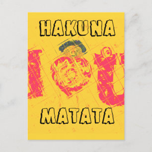 Nakupenda - Ich liebe dich Swahili Wort Text Bedeu Postkarte