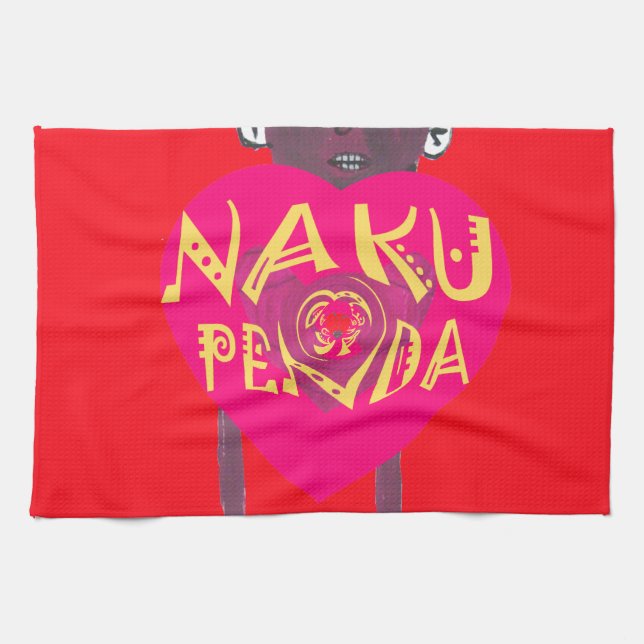 Nakupenda Liebe Kunst, Dichtung und Musik Küchentuch (Horizontal)