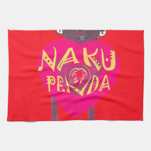 Nakupenda Love Art – Swahili Herz Design Küchentuch