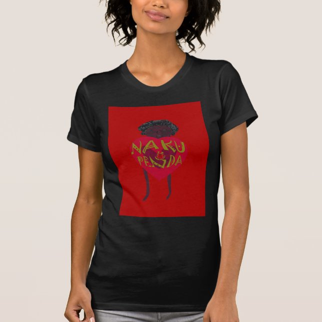 Nakupenda Sana Art Print Swahili Design T-Shirt (Vorderseite)