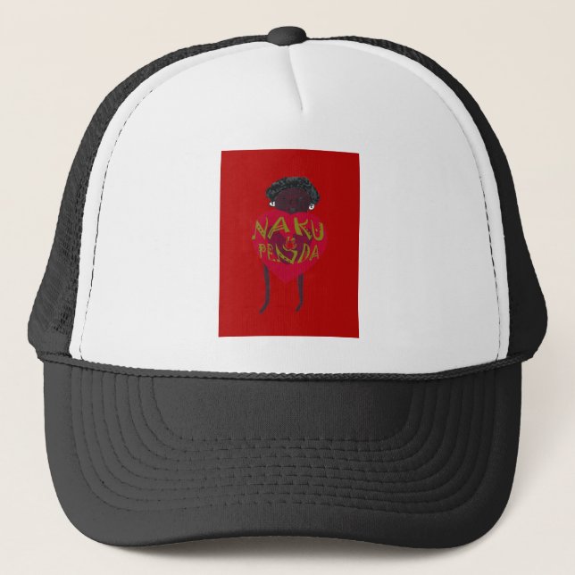 Nakupenda Sana Art Print Swahili Design Truckerkappe (Vorderseite)