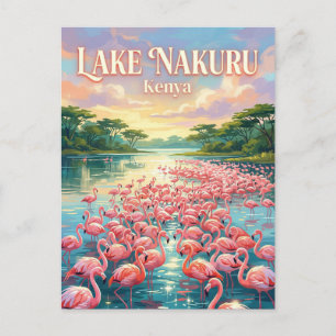 Nakuru-See Kenia Postkarte