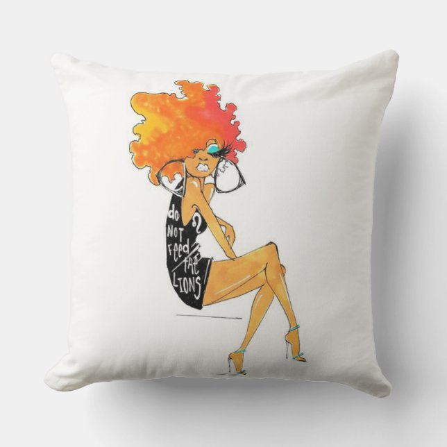 N'alimentez pas aux lions le coussin (Recto)