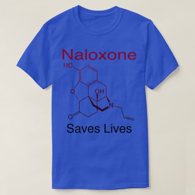 Naloxon Rette Leben T-Shirt (Design vorne)