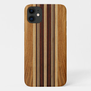 Nalu Lua Faux Koa Holz Surfboard Case-Mate iPhone Hülle
