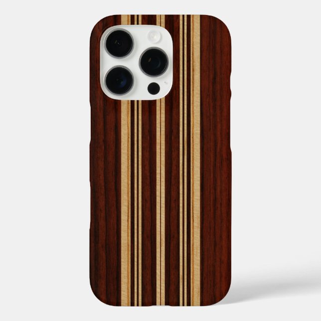 Nalu Lua Faux Koa Wood Surfboard iPhone 7 coque (Verso)