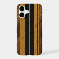 Nalu Mua Faux Bois de Koa Planche de Surf Noir