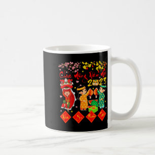 Nam Moi Nhu Y Vietnamesisches Neujahrsfest Katzenj Kaffeetasse