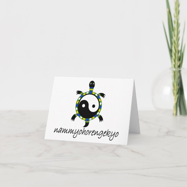 NAM MYOHO RENGE KYO... FEIERTAGSKARTE (Vorderseite)