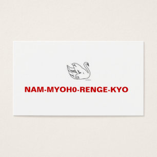NAM-MYOHO-RENGE-KYO Sitzungs-Einladungs-Karte