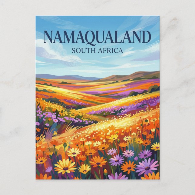 Namaqualand Südafrika Postkarte (Vorderseite)