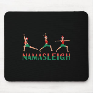 Namasleigh Weihnachts-Yoga-Workout-Rentier-Xmas-Li Mousepad