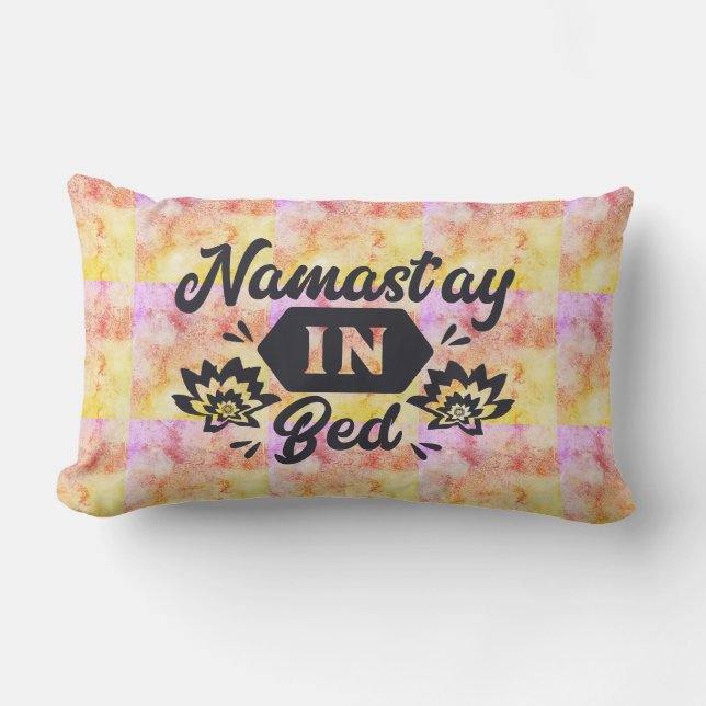 Namastay im Bett Lendenkissen (Vorderseite)