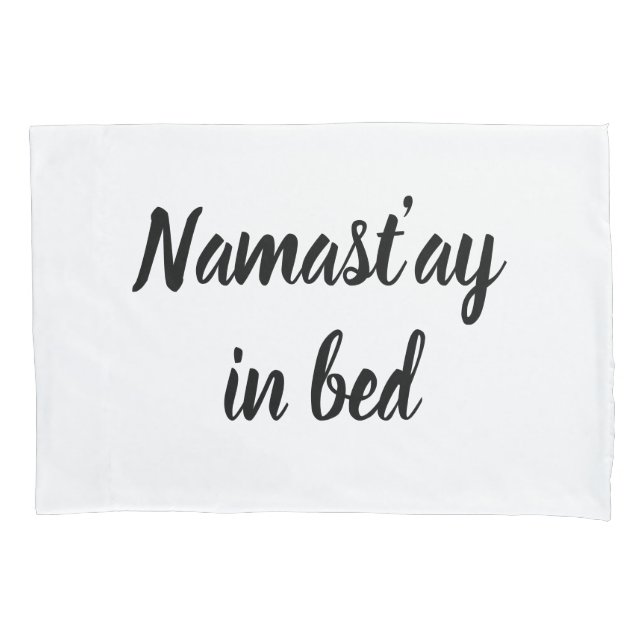 Namastay im kissenbezug (Vorderseite)