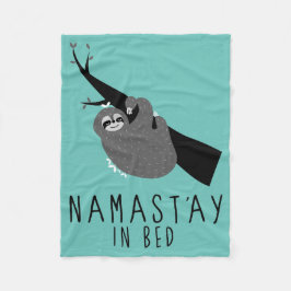namast'ay in der Bett-Trägheit Fleecedecke