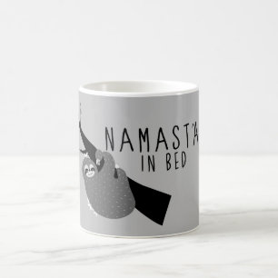 namast'ay in der Bett-Trägheit Kaffeetasse
