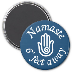 Namaste 6' Fee weg Magnet