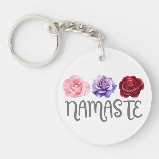 Namaste à trois fleurs (Devant)