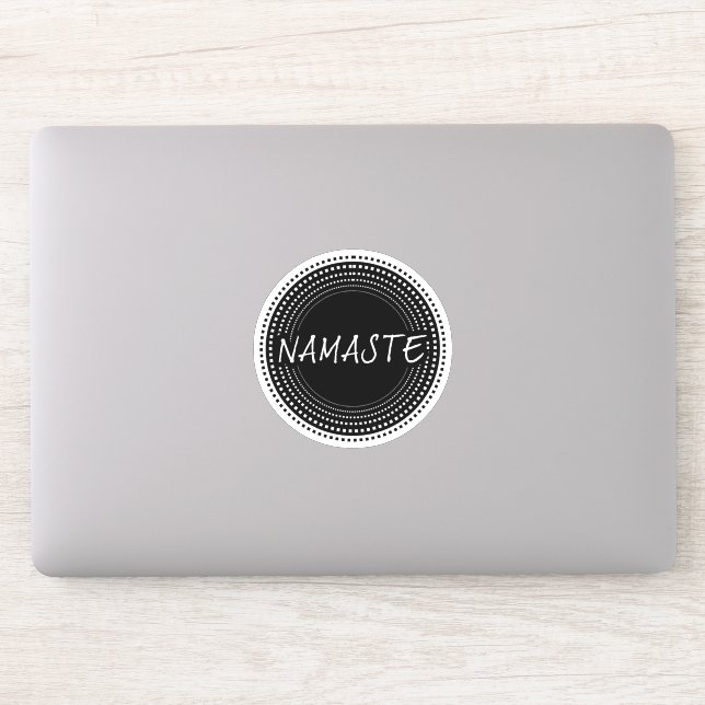 Namaste Aufkleber (Computer)