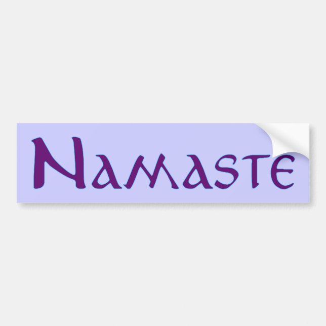 Namaste Autoaufkleber (Vorne)