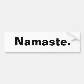 Namaste. Autoaufkleber