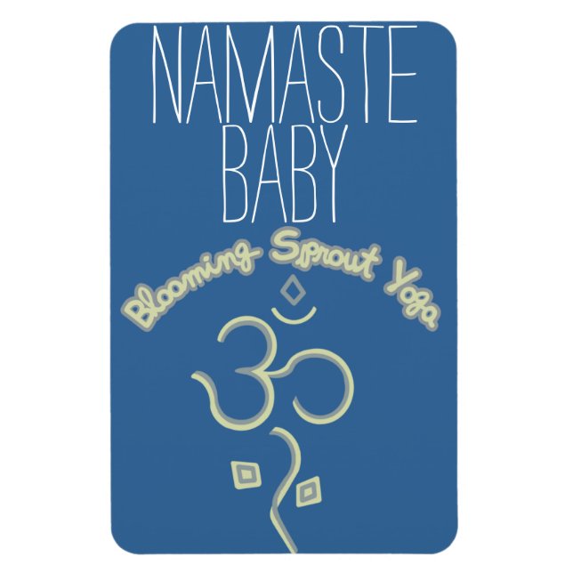Namaste Baby Car Magnet (Vertikal)