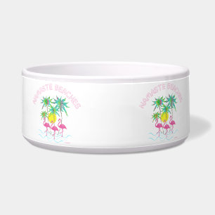 Namaste Beaches Yoga Tropic Niedlich Doggie Graphi Napf
