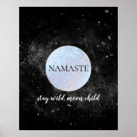 Namaste Bleibe Wild Moon Child Blue Full Moon Yoga