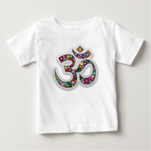 Namaste Blumensymbol Kunst Baby T-shirt