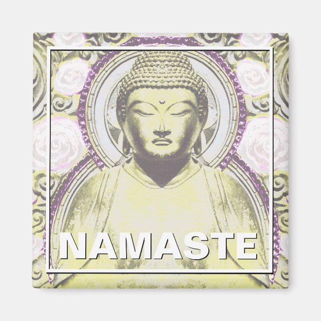 Namaste Buddha Magnet (Vorne)