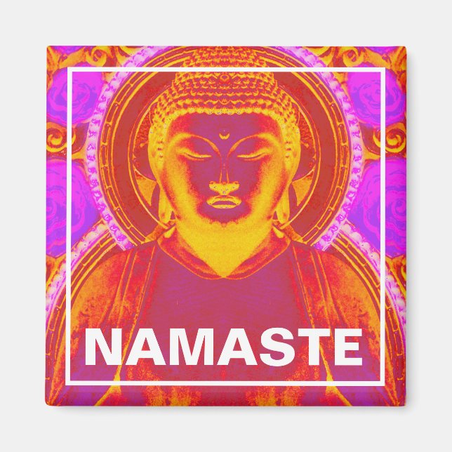 Namaste Buddha Magnet (Vorne)