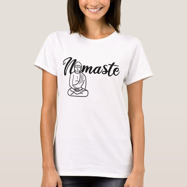 Namaste Buddha T-Shirt (Vorderseite)