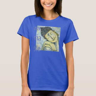 Namaste Buddha Wasserfarben Kunst, Dichtung und Mu T-Shirt