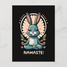 Namaste Bunny Yoga Hase Meditation
