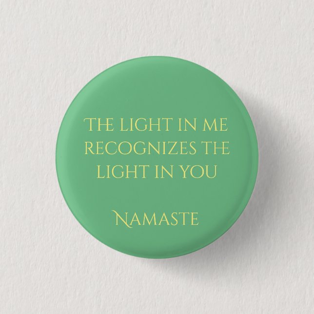 Namaste Button (Vorderseite)